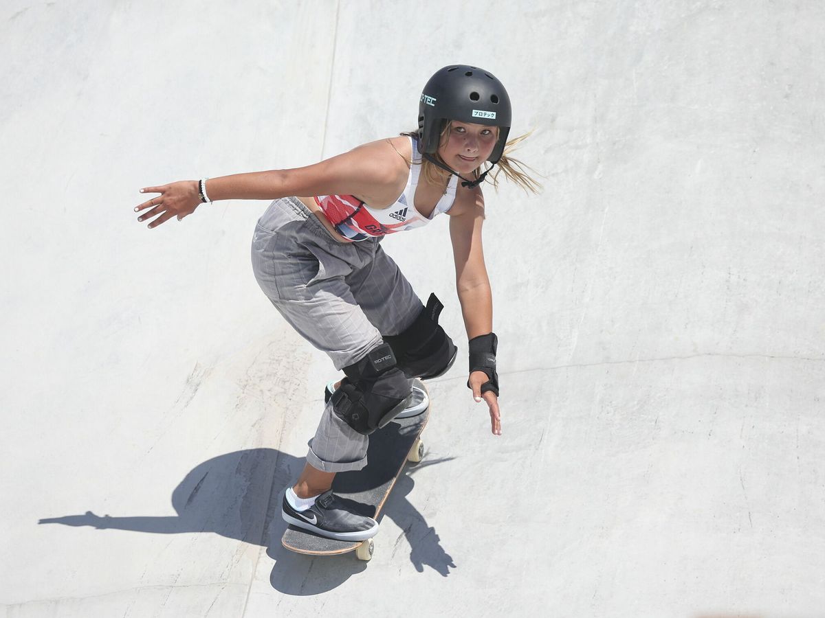 dedo índice Celsius célula La niña prodigio del 'skateboard': medallista y millonaria con 13 años
