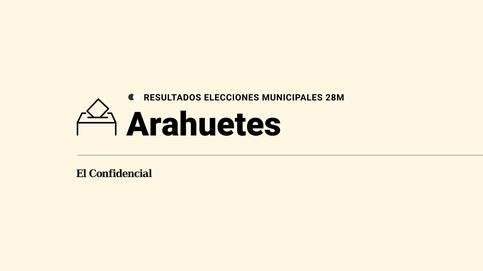 Resultados del 28 de mayo en Arahuetes en las elecciones municipales 2023: victoria de PP
