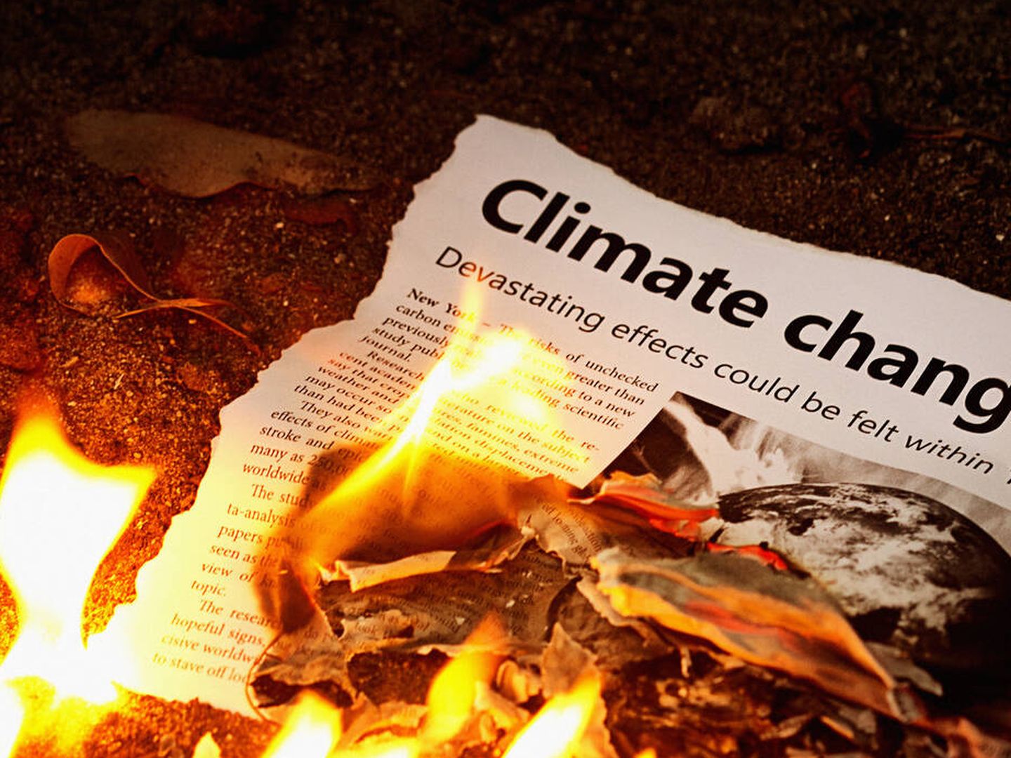 El negacionismo del cambio climático no ha desaparecido. (iStock)