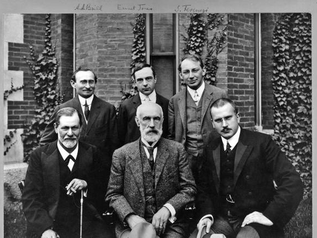Foto: Freud en una imagen de su viaje a Estados Unidos