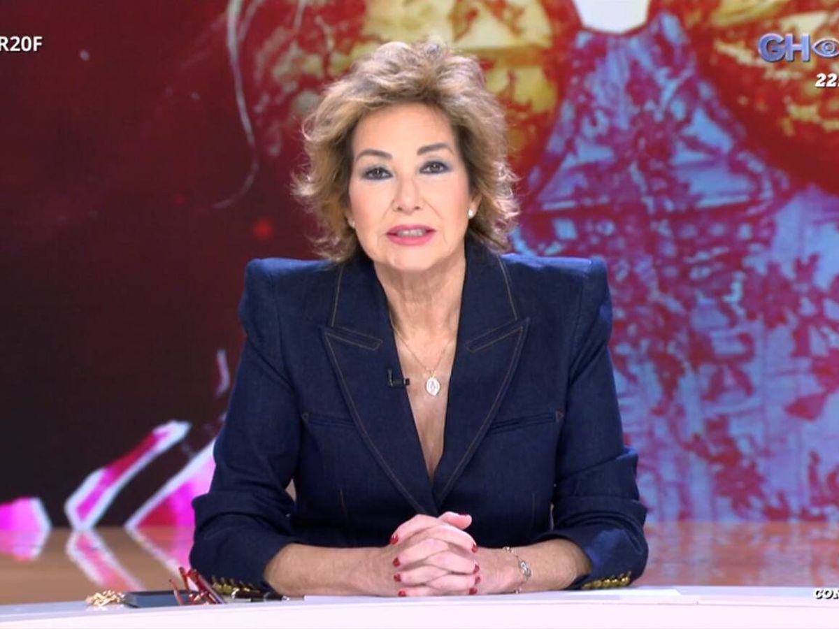 Foto: La presentadora de 'TardeAR', Ana Rosa Quintana. (Mediaset)