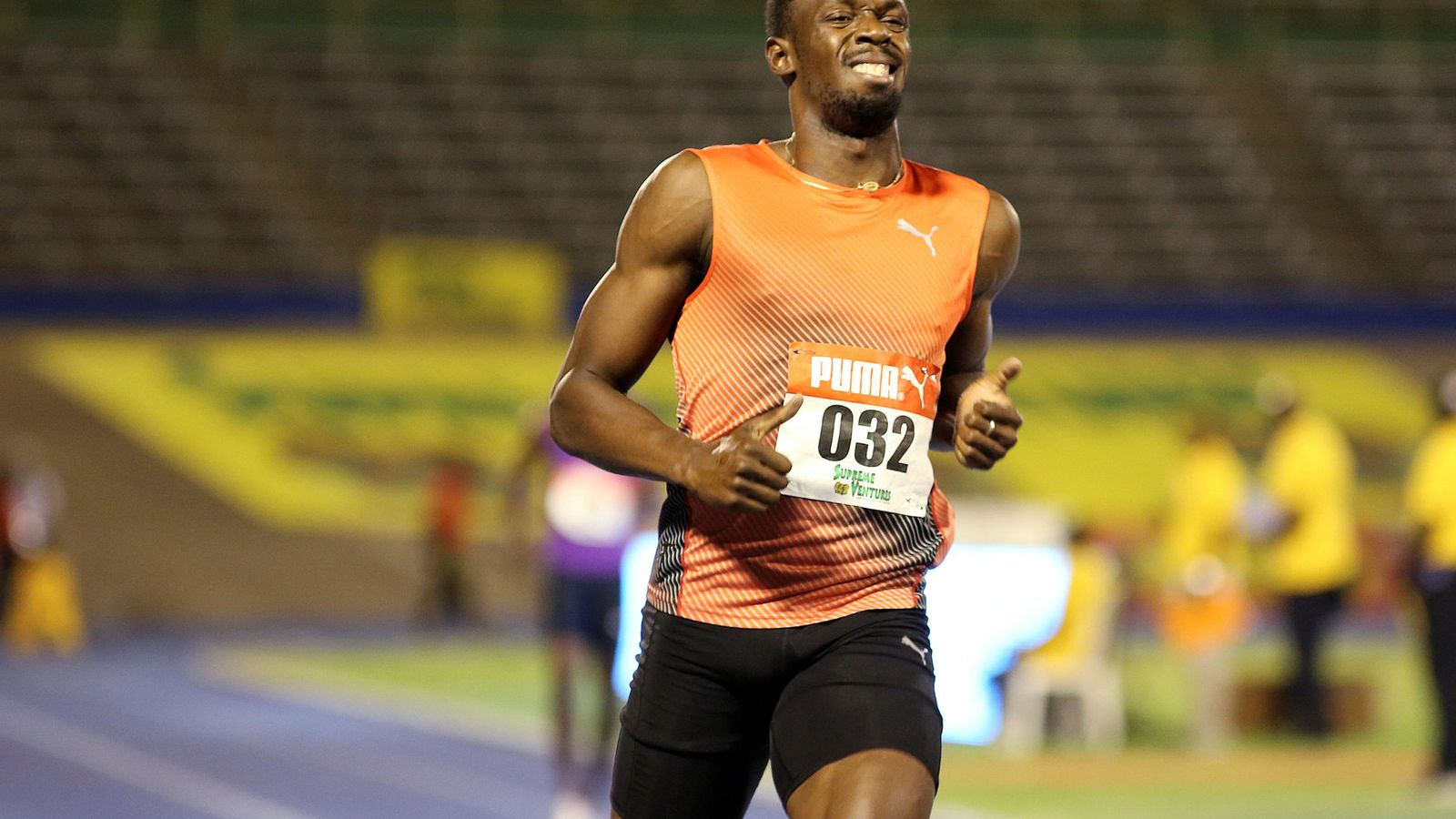 Foto: Usain Bolt durante una carrera el jueves en Kingston (Jamaica) (Gilbert Bellamy/Reuters)