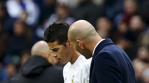 El cara a cara de James con Zidane acaba con la farsa de que todos cuentan en el equipo