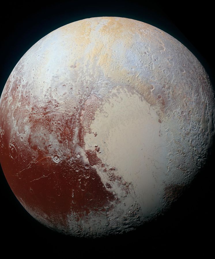 Foto: El corazón de Plutón, la imagen del año. (NASA)