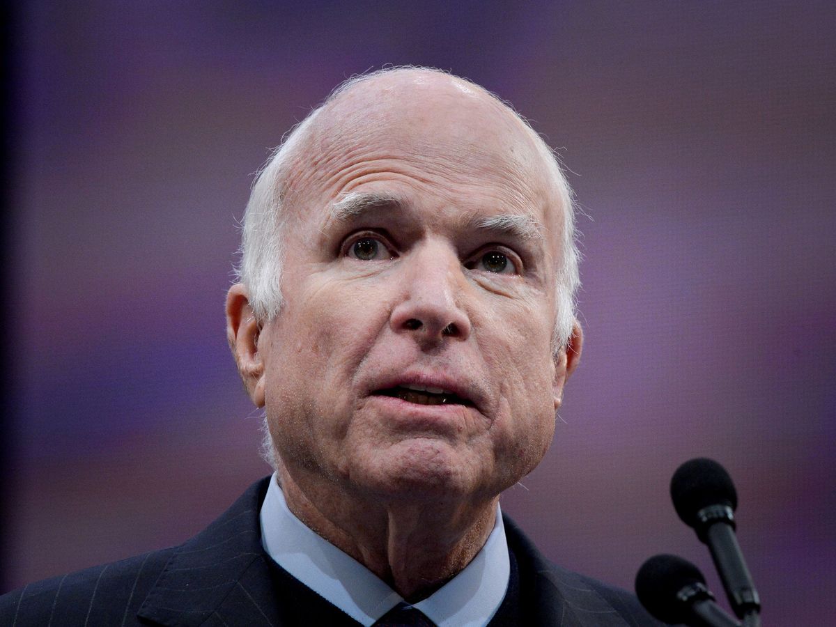 Foto: El senador John McCain. (Reuters)