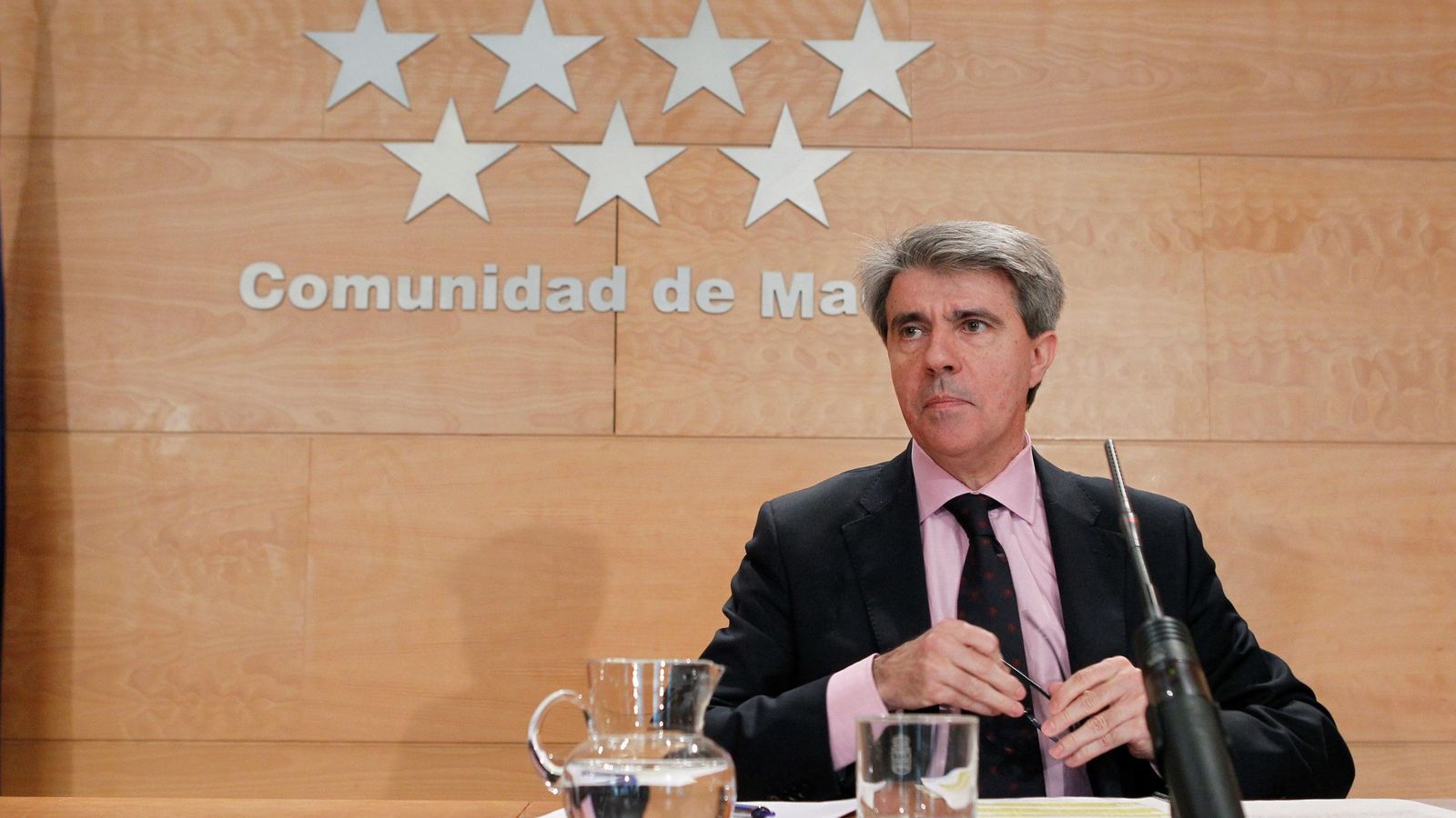 Foto: Rueda de prensa de Ángel Garrido.