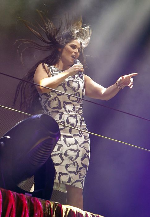 Foto: La cantante, en una actuación reciente