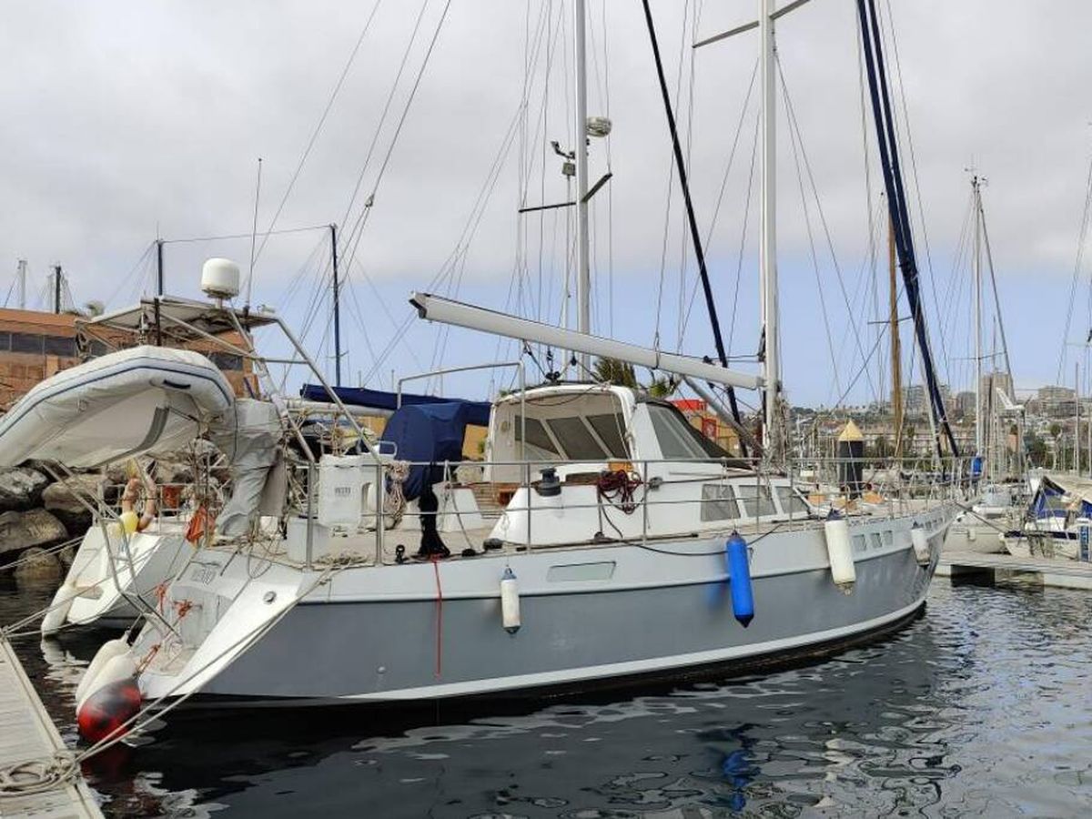 Foto: El velero objeto de subasta. (Puerto de Las Palmas)