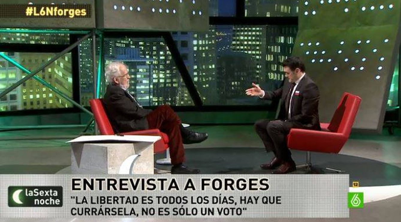 Iñaki López entrevista a Forges. 