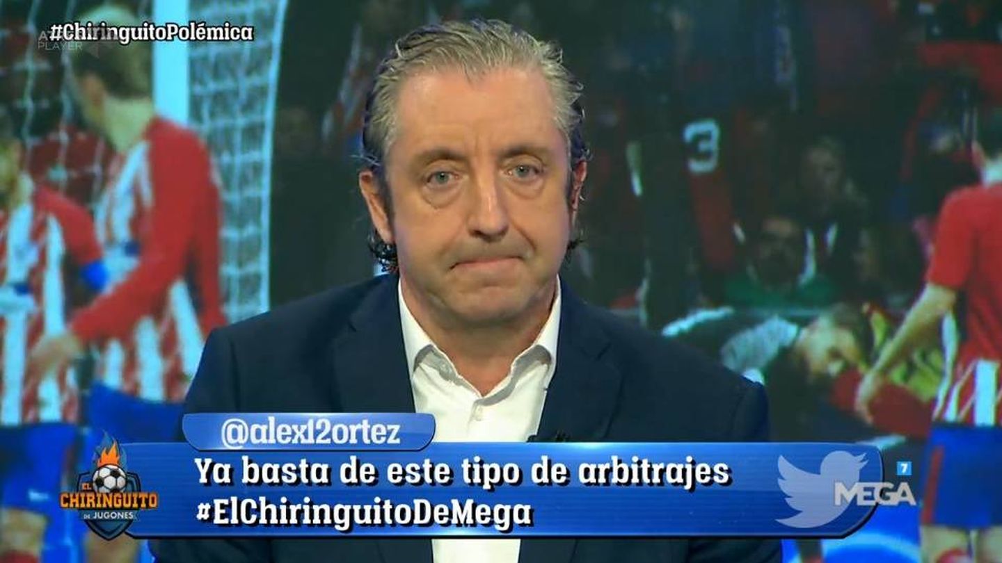 Josep Pedrerol en 'El Chiringuito de Jugones'.
