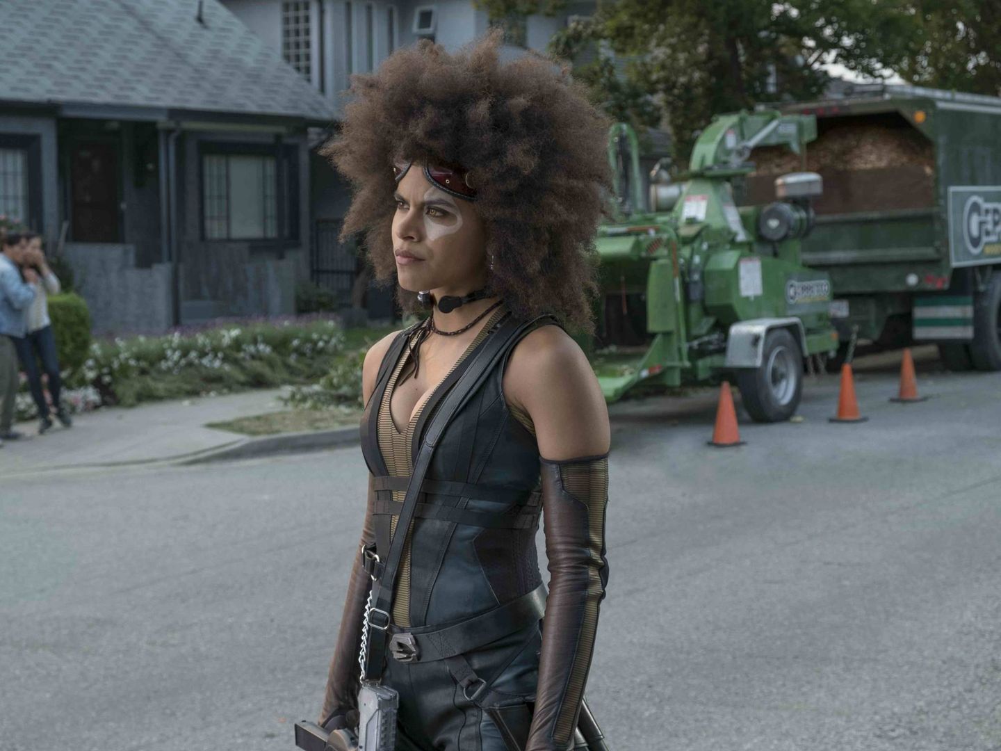 Zazie Beetz es Domino en 'Deadpool 2'. (20th Century Fox)