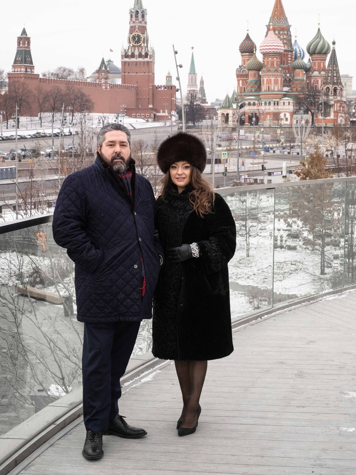 El gran duque Jorge de Rusia y Rebecca Bettarini. (Cancillería de la Casa Imperial rusa)