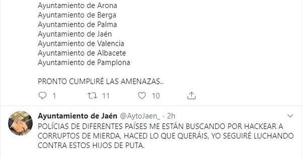 Foto: Captura de la cuenta de Twitter del Ayuntamiento de Jaén.
