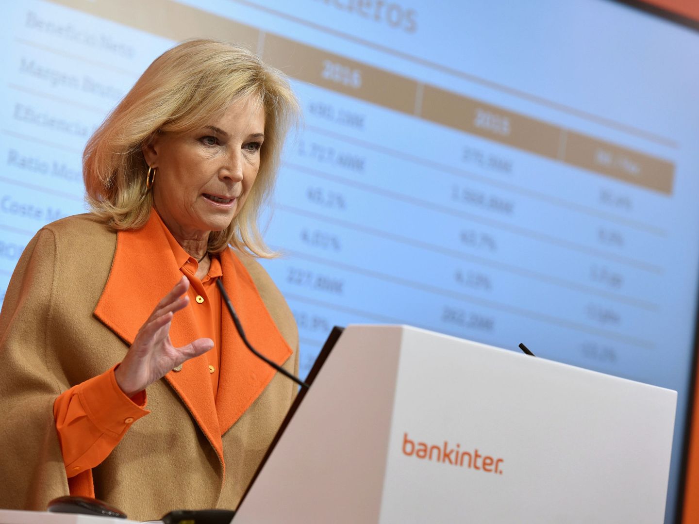 La consejera delegada de Bankinter, María Dolores Dancausa. (EFE)