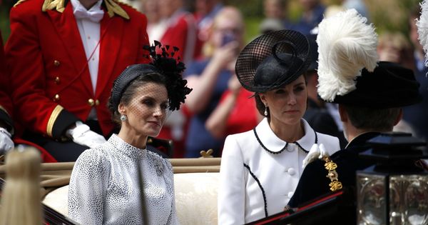 Foto: Letizia y Kate Middleton, este lunes en Londres. (EFE)