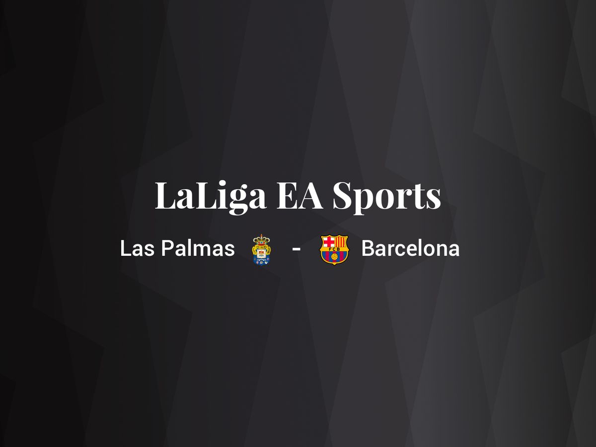 Foto: Resultados Las Palmas - Barcelona de LaLiga EA Sports (C.C./Diseño EC)