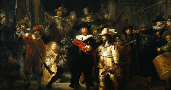 Foto: 'La ronda de noche' de Rembrandt.