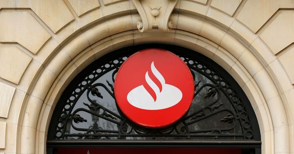 Foto: El logo del banco Santander. (Reuters)
