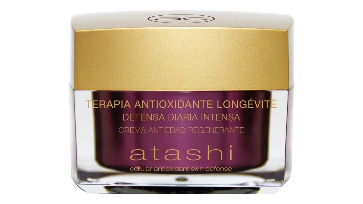 Crema Hidratante Regenerante de la Terapia Antioxidante Longevité de Atashi.