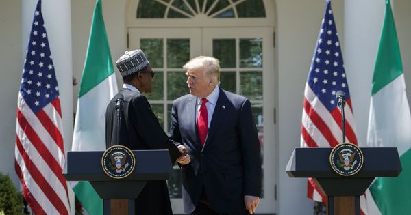 Foto: Donald Trump se reunión este viernes con el presidente nigeriano, Muhammadu Buhari. (Reuters) 