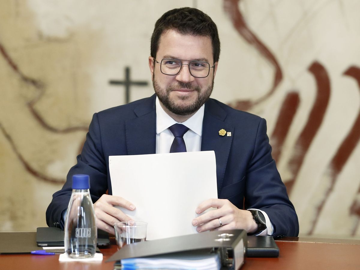 Foto: El presidente de la Generalitat, Pere Aragonès. (EFE/Andreu Dalmau)
