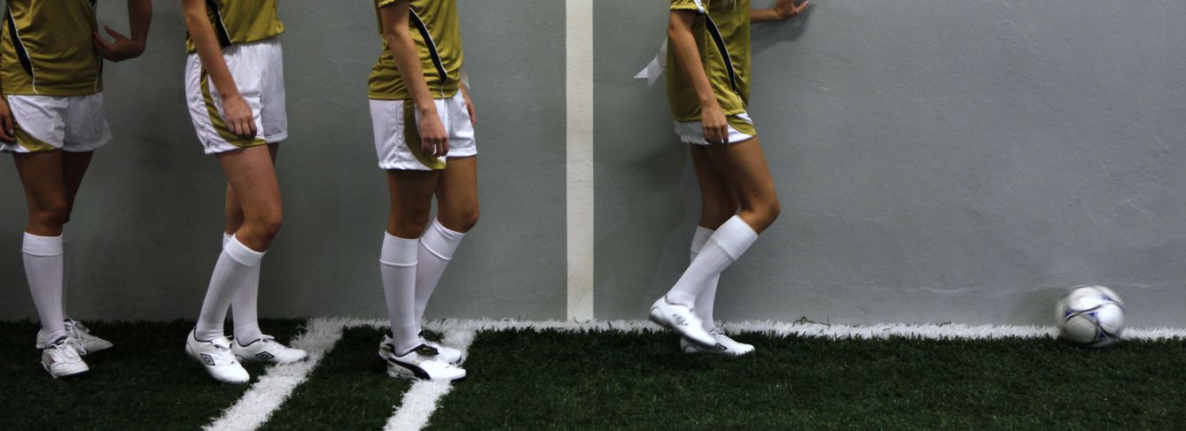 Foto: Varias jugadoras, antes de un partido de exhibición en Sao Paulo, en agosto de 2011. (Reuters)