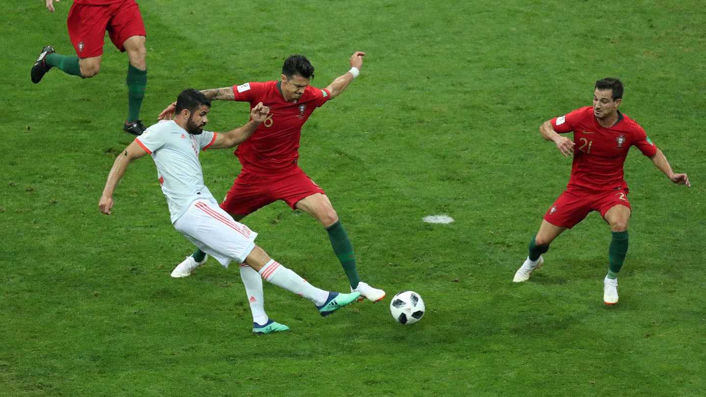 La acción del gol de Diego Costa. (Reuters)