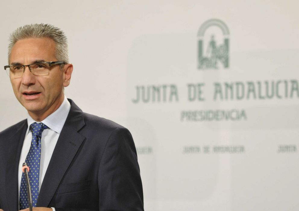 Foto: El portavoz del gobierno andaluz, Miguel Ángel Vázquez. (Efe)