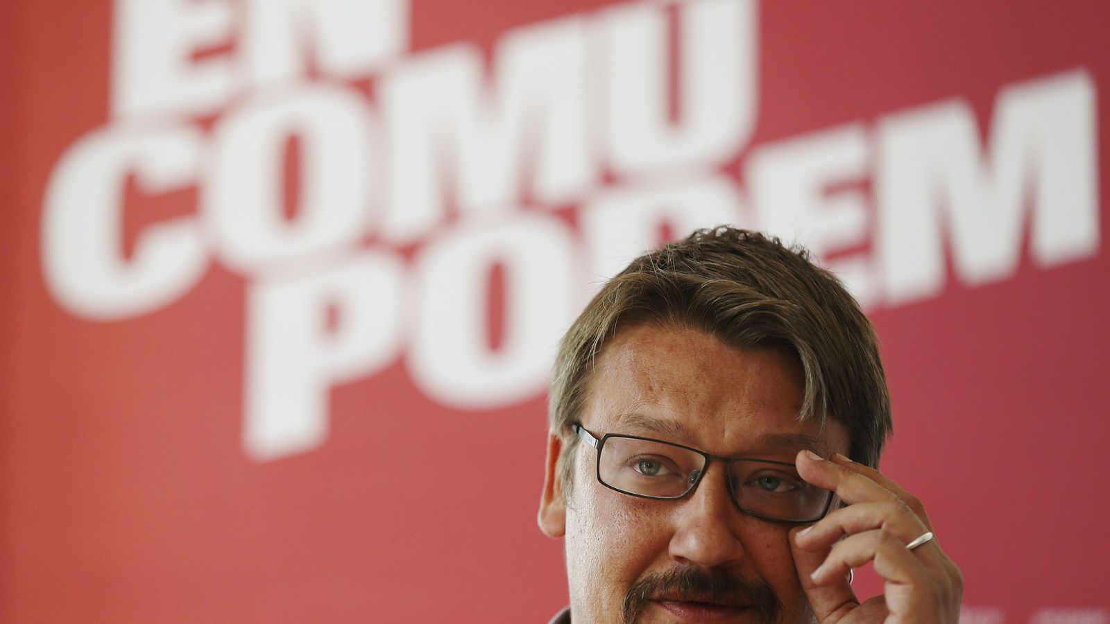 Foto: Xavier Domènech, líder de En Comú Podem en el Congreso de los Diputados. (EFE)