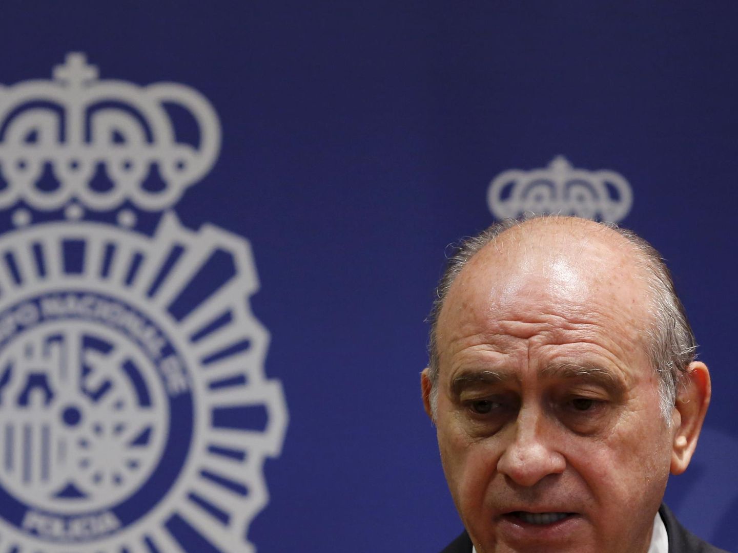 El exministro del Interior Jorge Fernández Díaz, en una foto de archivo de un acto de la Policía Nacional. (Reuters)
