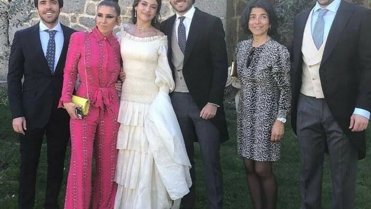 Los Ballesteros Botín, 'una piña' en una boda celebrada el pasado sábado en El Escorial