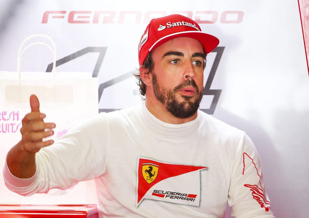Foto: Fernando Alonso, durante el Gran Premio de Japón (EFE)