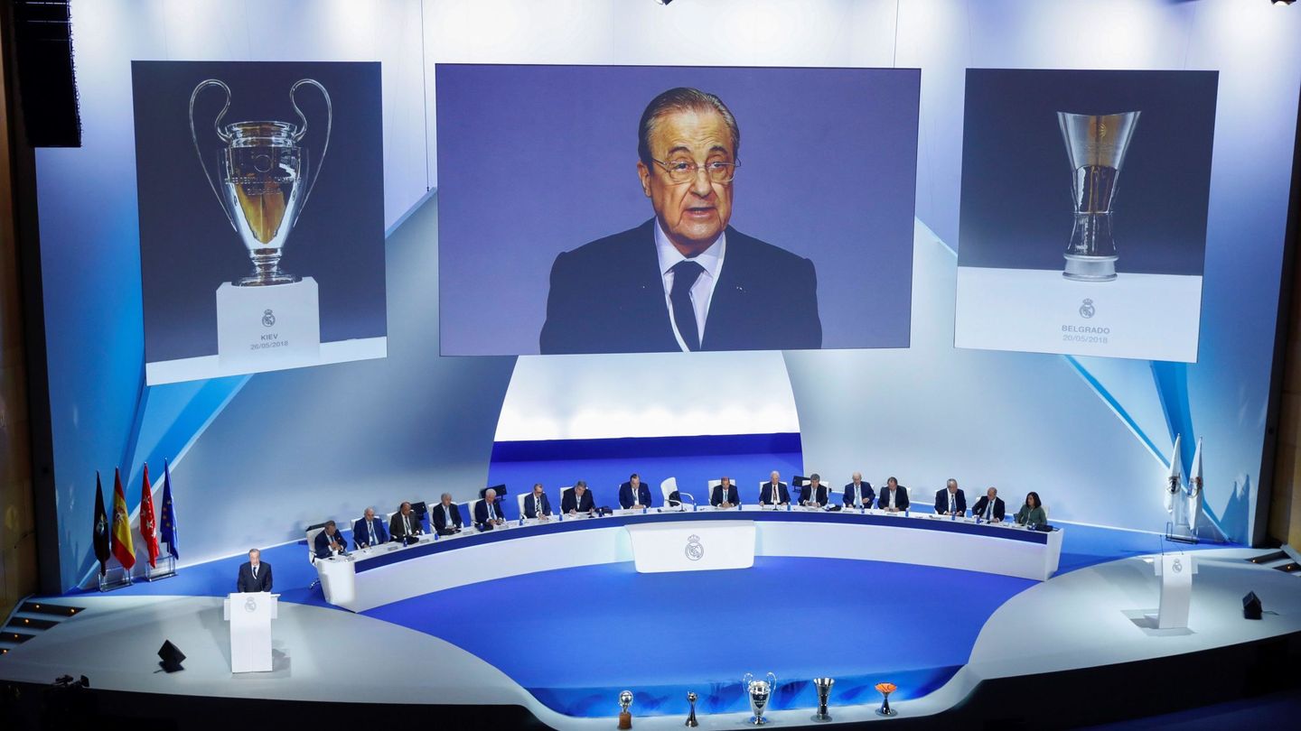 La Asamblea del Real Madrid aprobó el endeudamiento del club para costear la reforma del Santiago Bernabéu. (EFE)