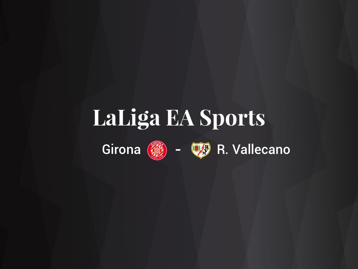 Foto: Resultados Girona - Rayo Vallecano de LaLiga EA Sports (C.C./Diseño EC)