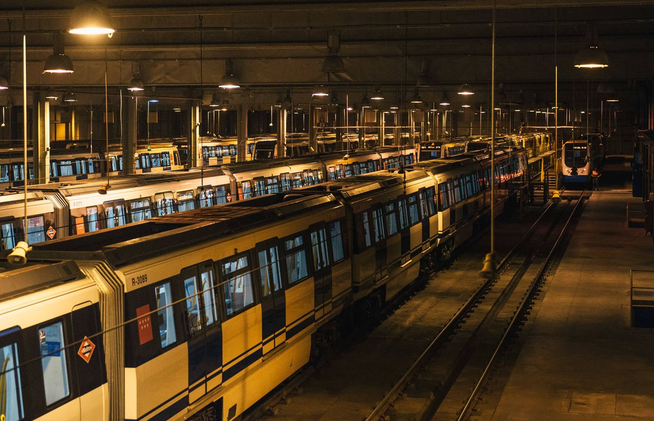 Cocheras de Metro de Madrid. (P.L.Learte)