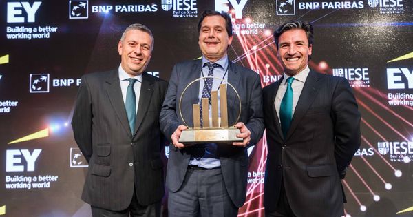 Foto: Ignacio Rivera, premio al Emprendedor del Año 2017 EY.