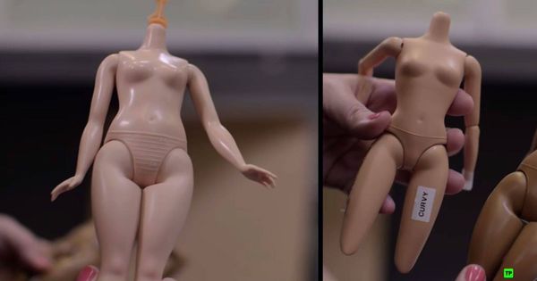 Foto: Imagen del documental 'Desmontando a Barbie' durante el proceso de creación de los nuevos modelos.
