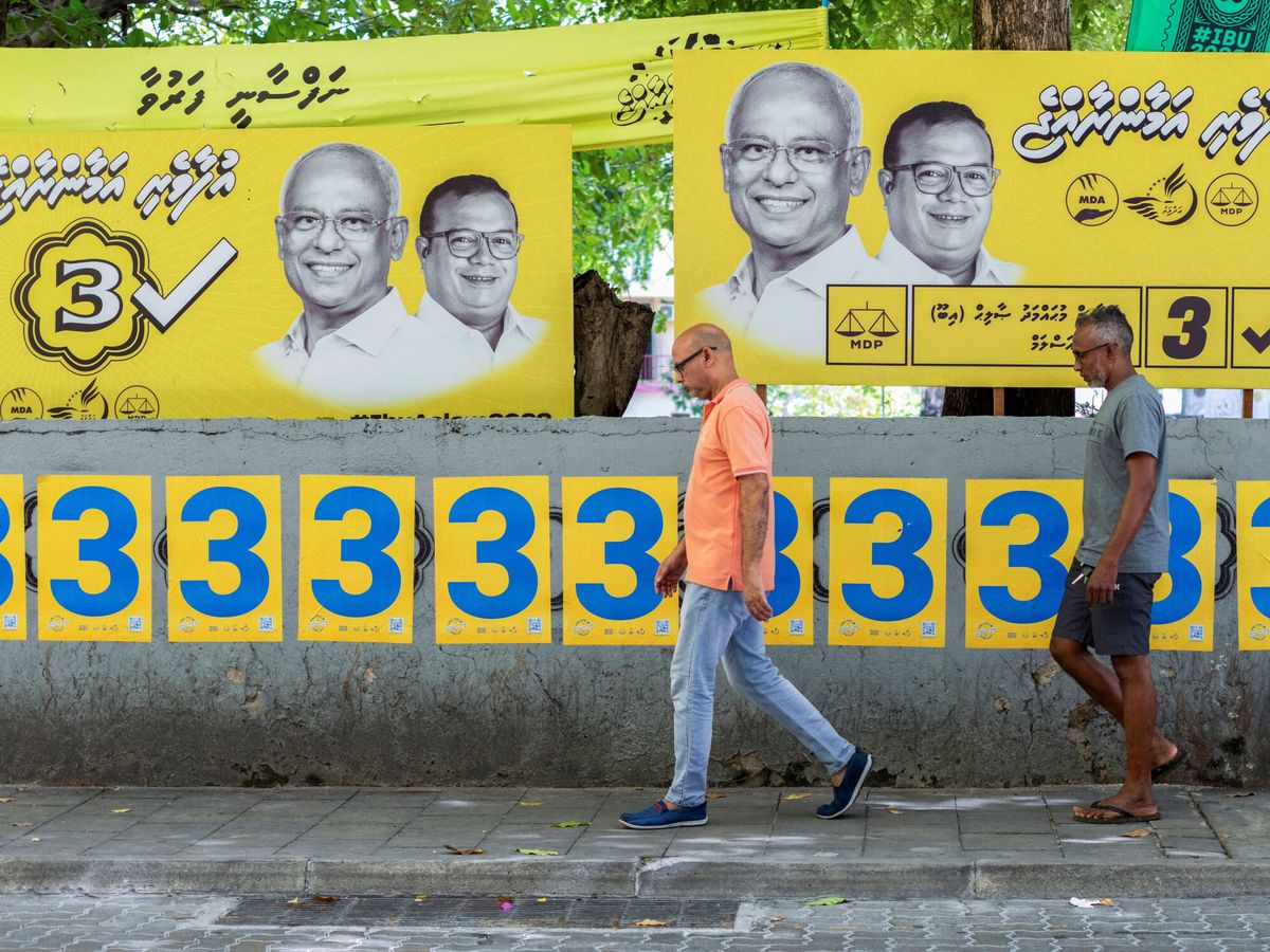 Foto: Elecciones en Maldivas. (Reuters/Dhahau Naseem)