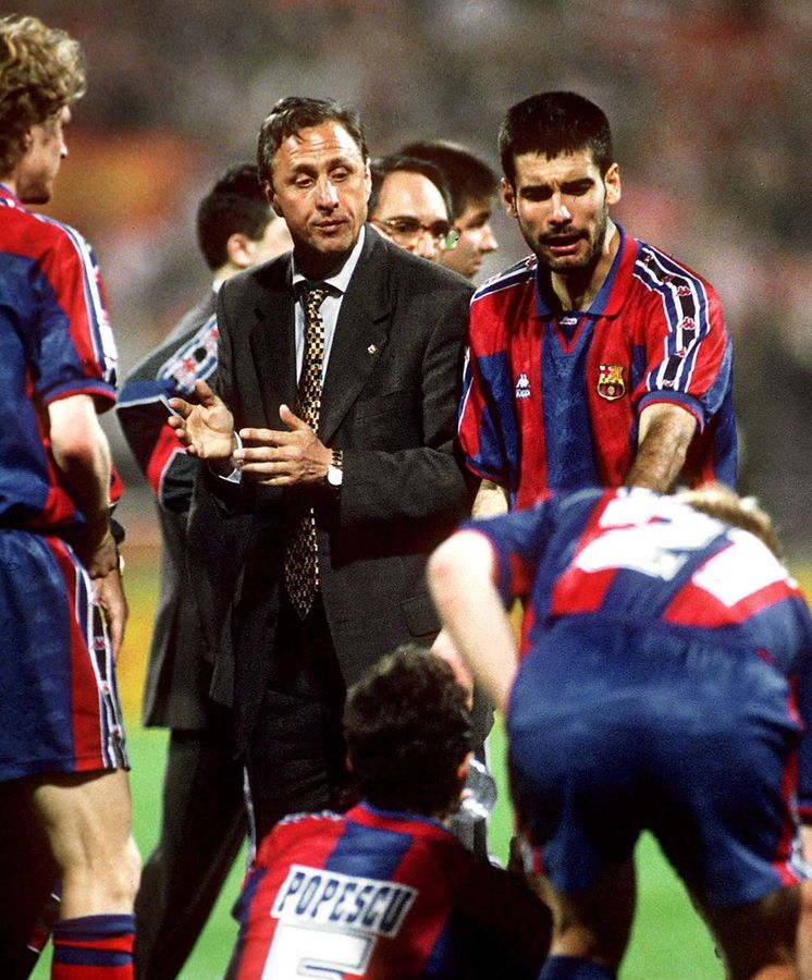 Foto: Cruyff y Guardiola, los motivos del éxito del Barça (Imago).