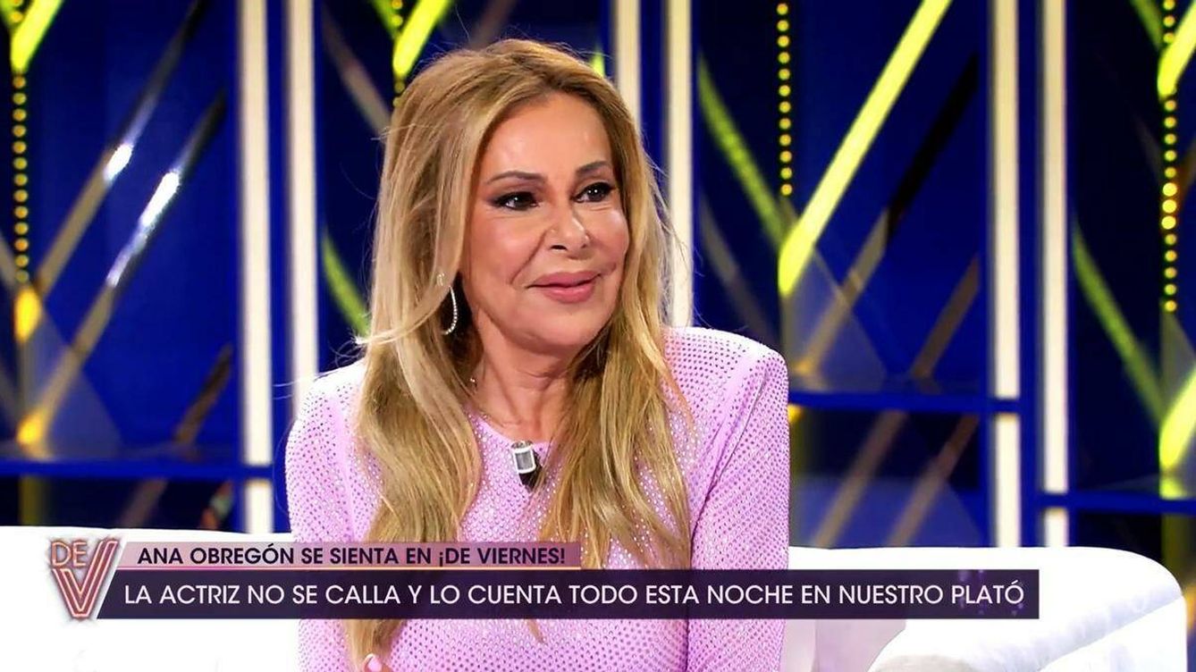 Ana Obregón, en 'De viernes'. (Telecinco)
