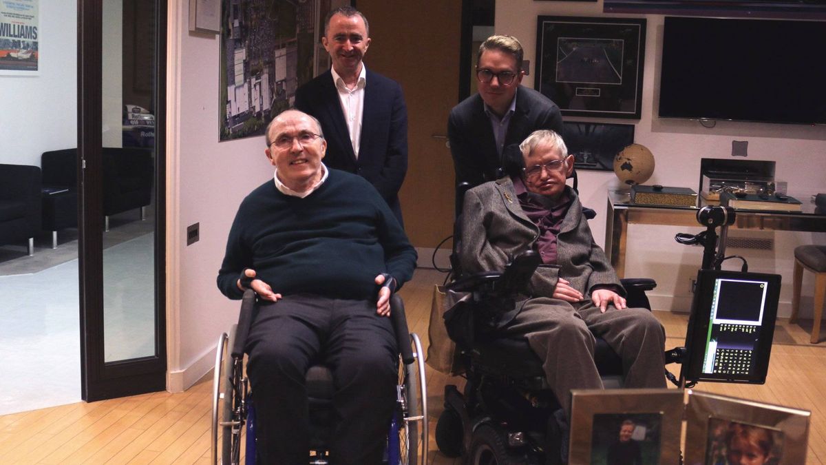 La vida de dos genios sobre ruedas: nada ha parado a Frank Williams y Stephen Hawking