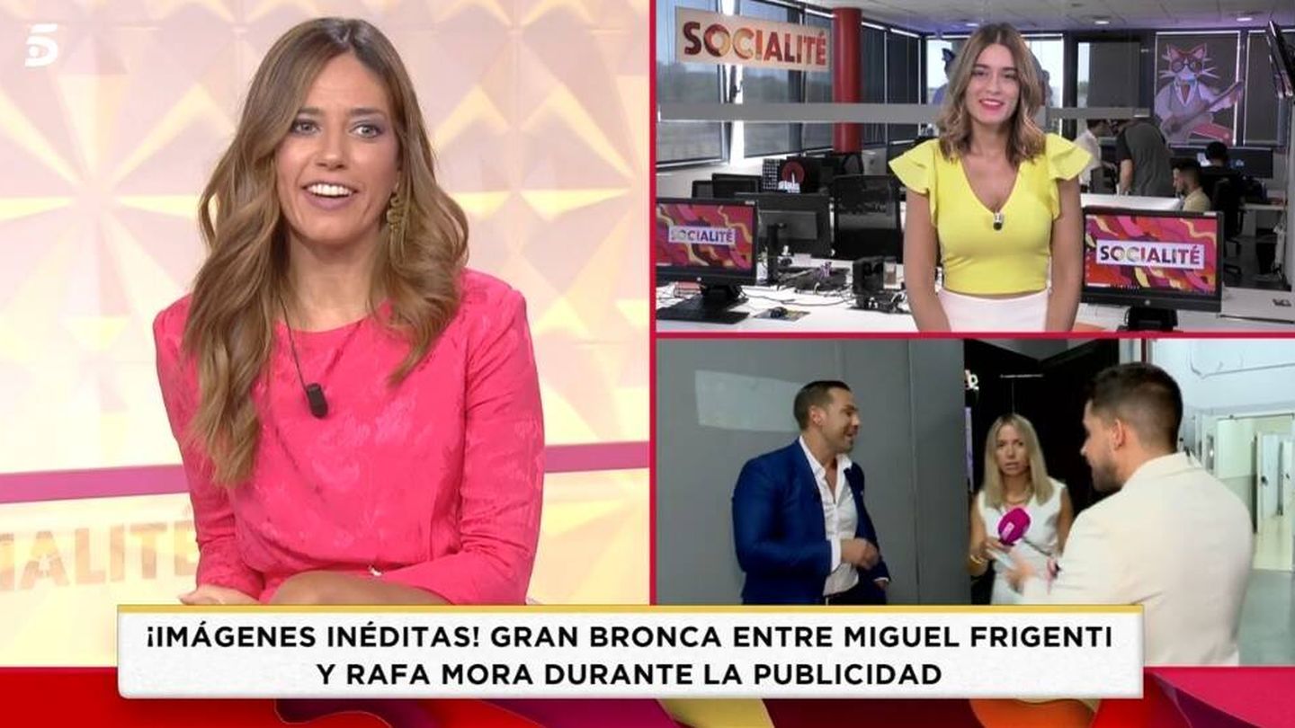 Nuria Marín, en 'Socialité'. (Telecinco).