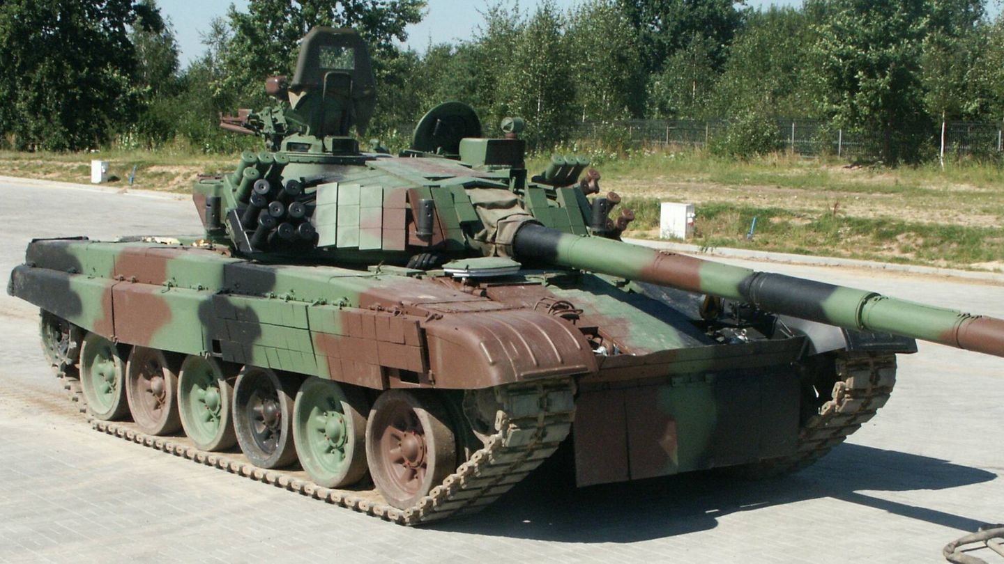 Carro de combate polaco PT-91Twardy. (Pibwl)