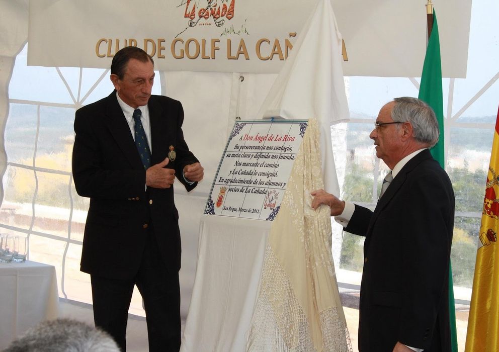 Foto: Ángel de la Riva, socio de honor del Club de Golf La Cañada. 