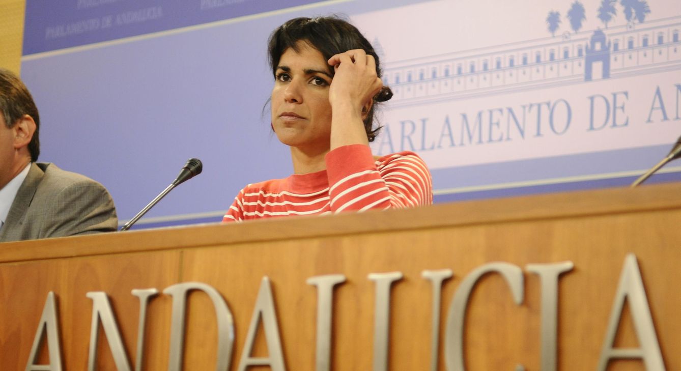 La secretaria general de Podemos en Andalucía,Teresa Rodríguez. (EFE)