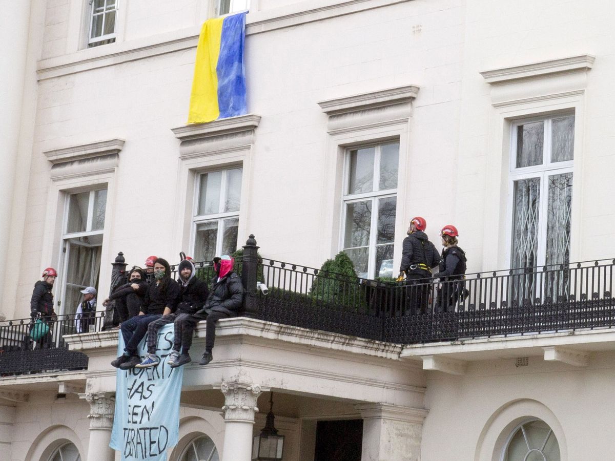 Foto: Squatters occupy london mansion reportedly owned by sanctioned russian oligarch