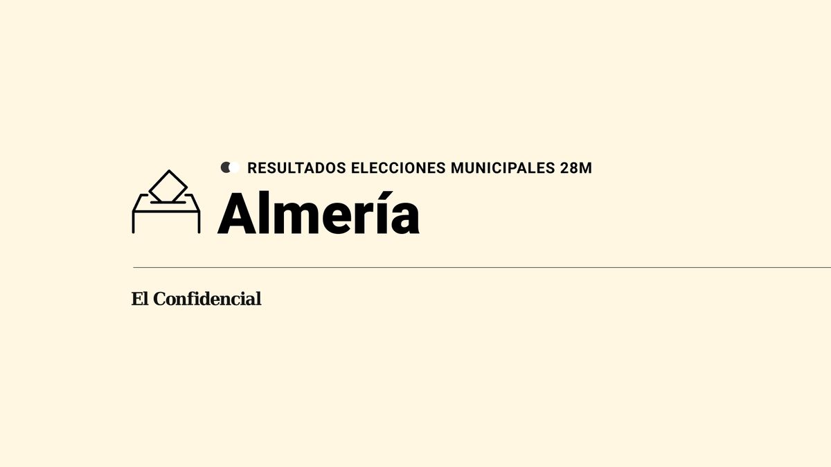 Resultados y escrutinio de las elecciones municipales y autonómicas del 28M en Almería: última hora en directo