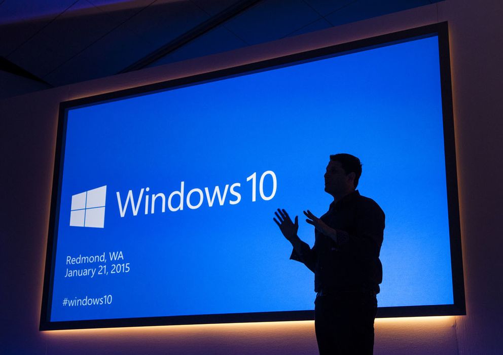 Foto: Terry Myerson, vicepresidente de Sistemas Operativos en Microsoft, presenta Windows 10 (Reuters)