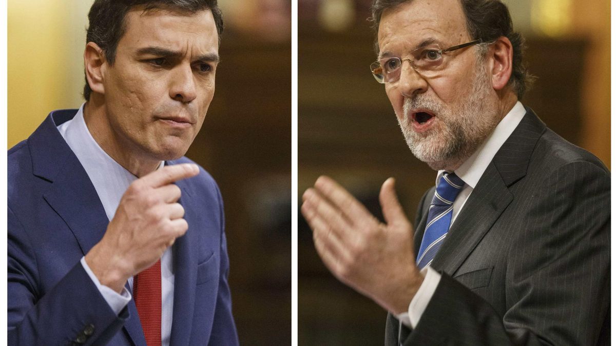 Rajoy y Sánchez se enfangan en el último debate bipartidista a la sombra de Podemos