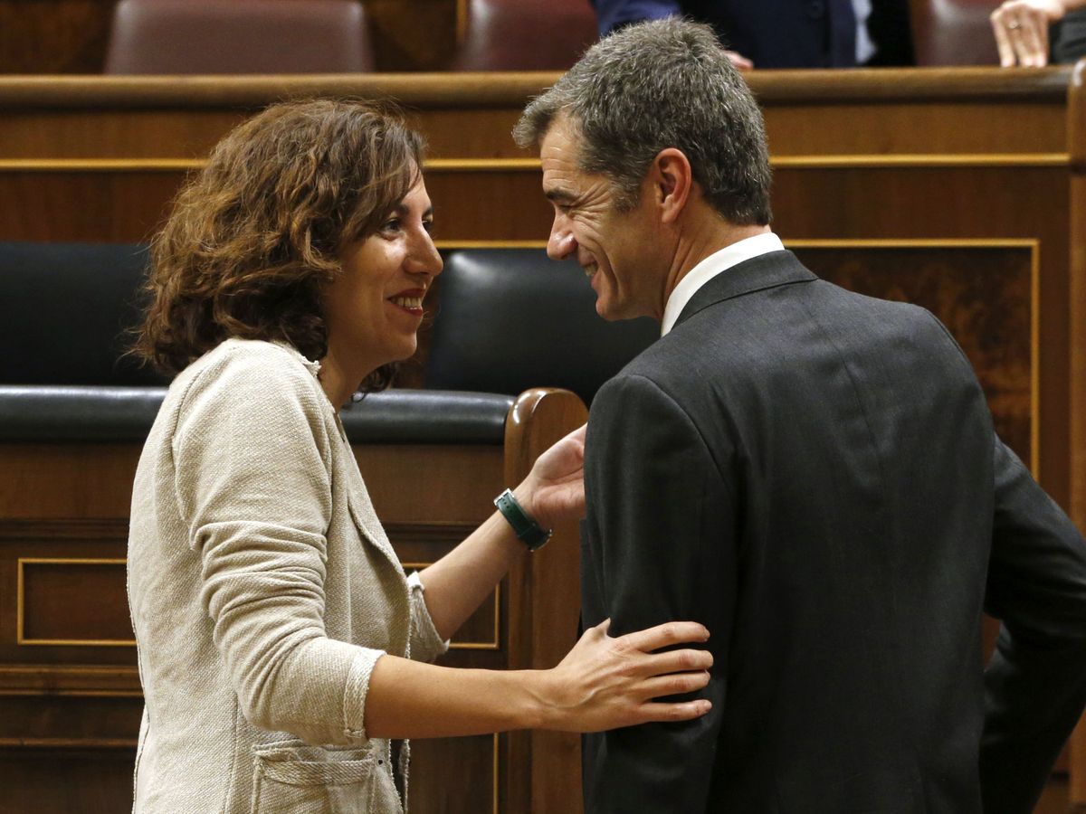 Foto: Cantó y Lozano en el Congreso. (EFE)